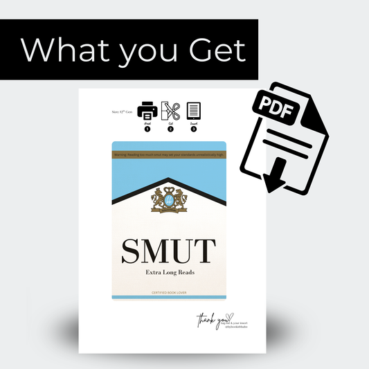 Blue Marlboro - Kindle Insert (Printable)