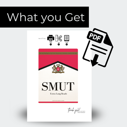 Red Marlboro - Kindle Insert (Printable)