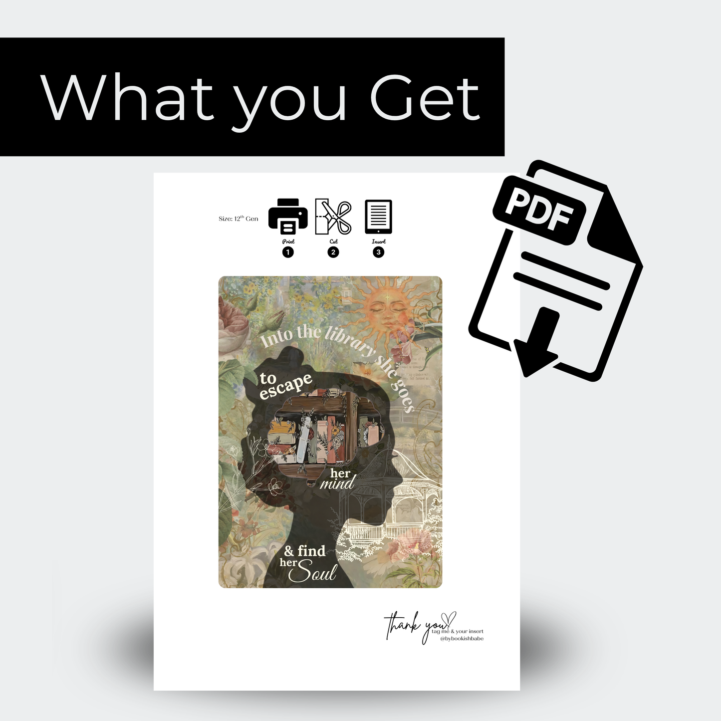 Summer Day - Kindle Insert (Printable)