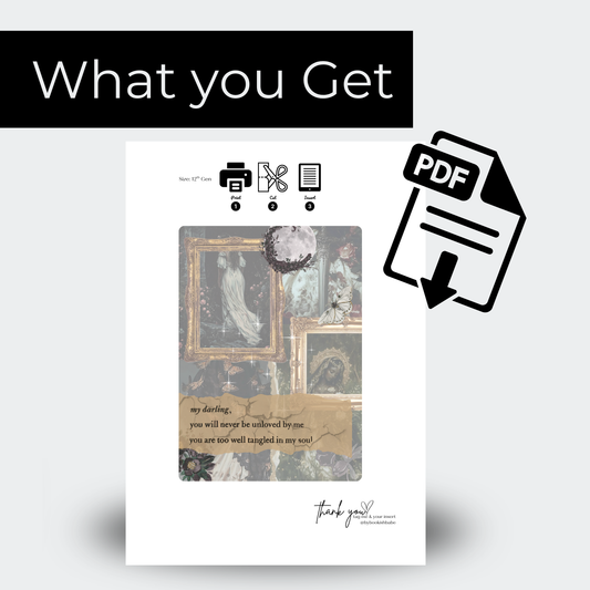 Summer Night - Kindle Insert (Printable)