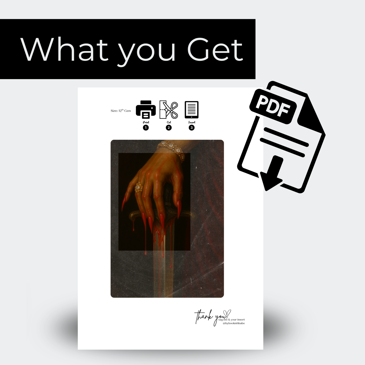 Revival Nude #3 - Kindle Insert (Printable)