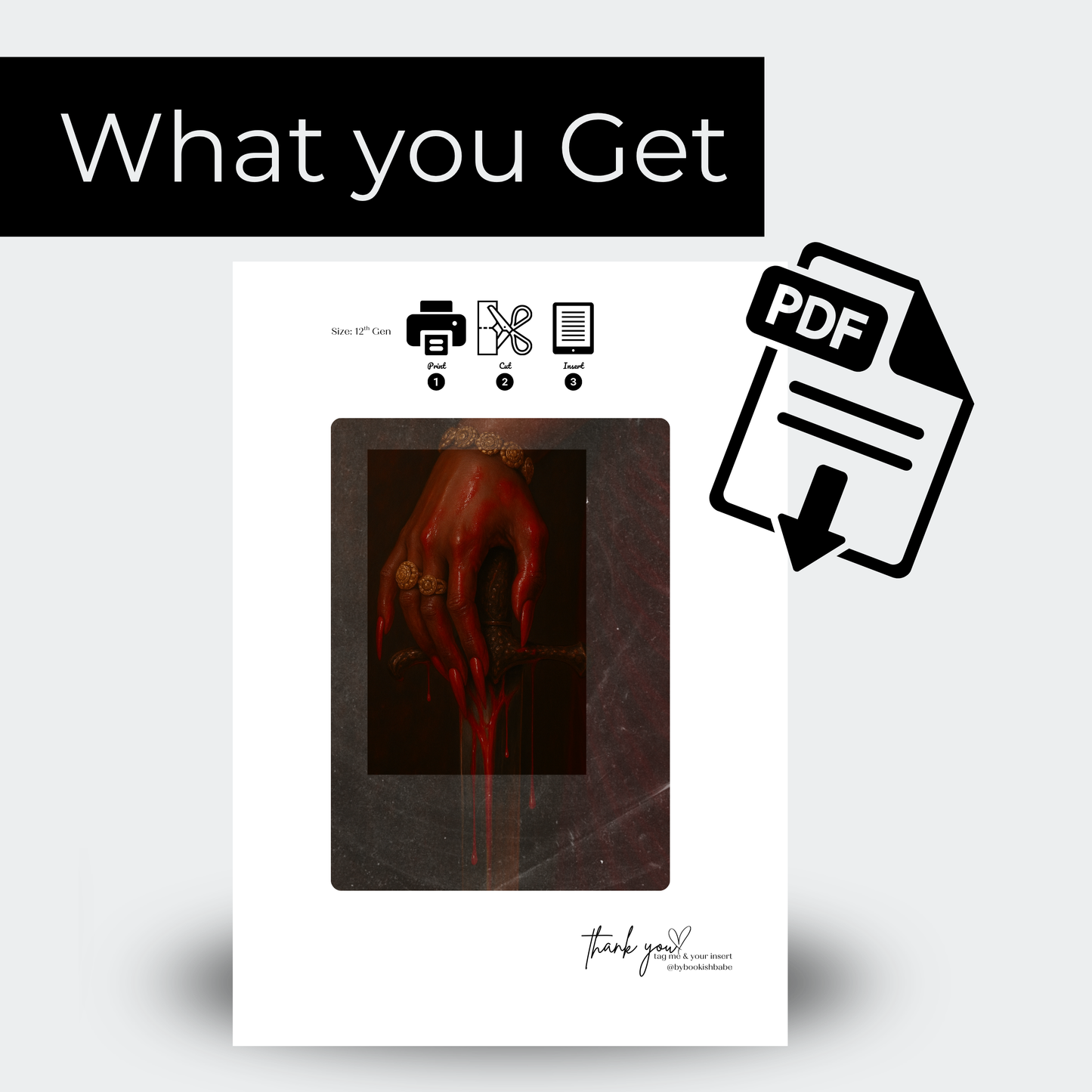 Revival Nude #1 - Kindle Insert (Printable)