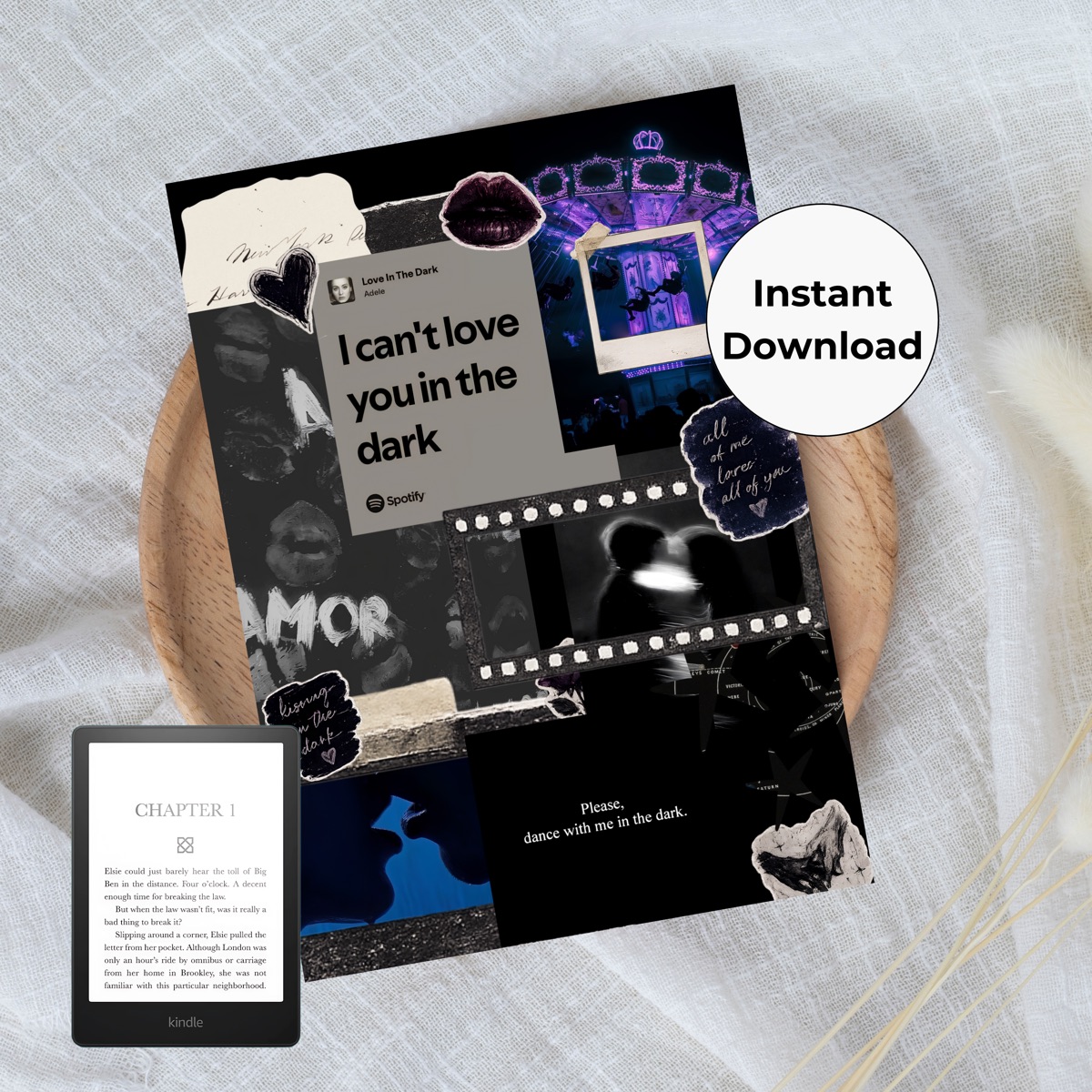 midnight makeout – printable Kindle insert