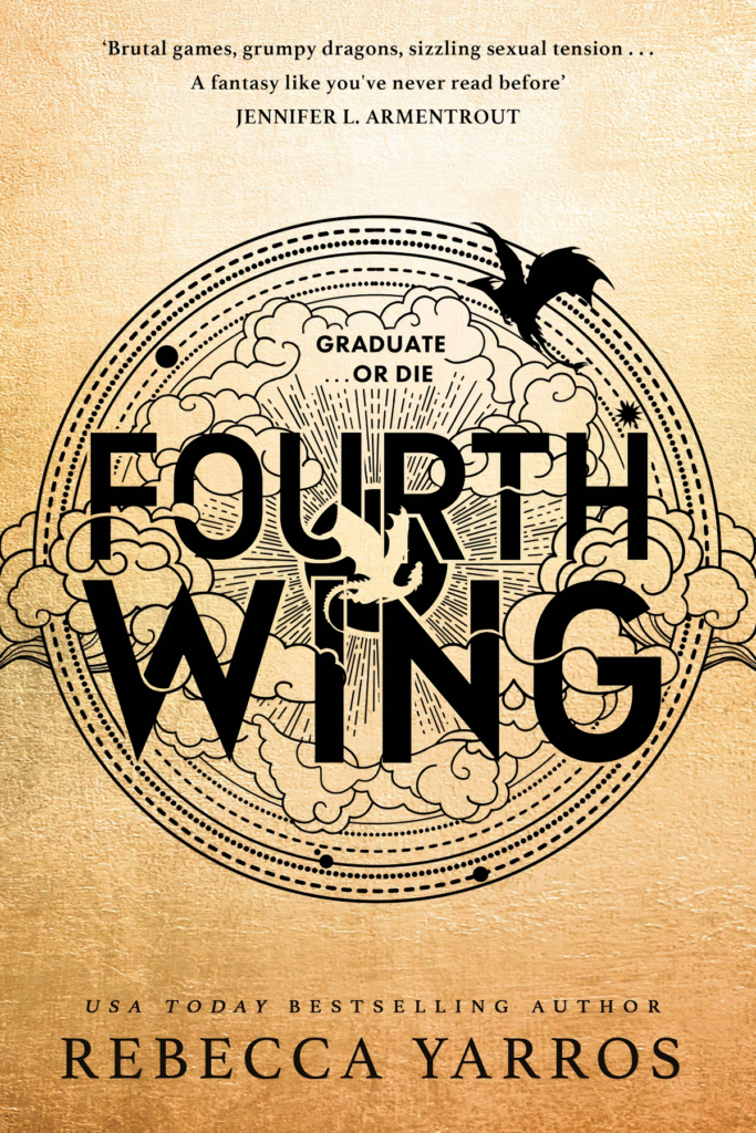 fourth wing by Rebecca Yarros book cover