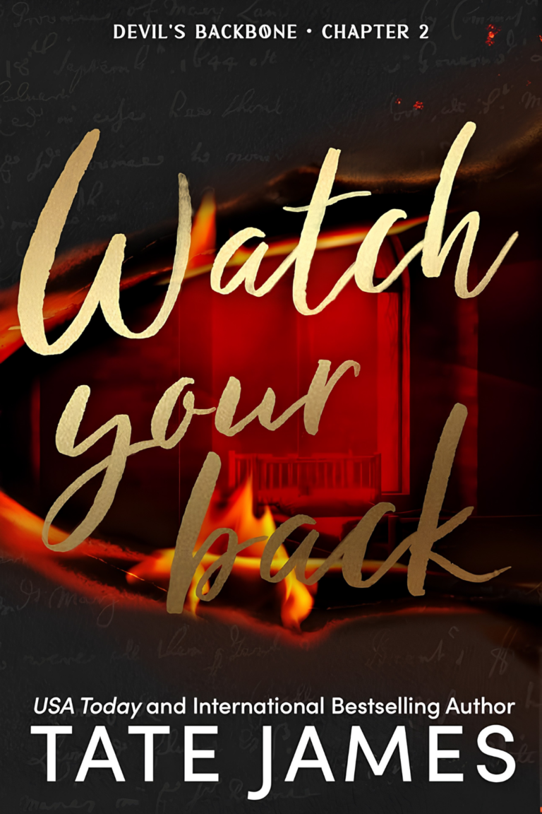 Watch Your Back by Tate James – dark romance book cover