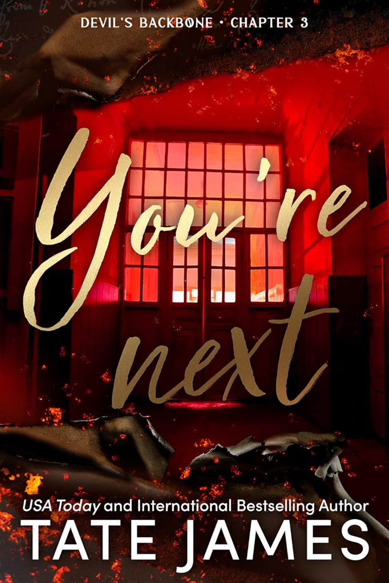 you’re next by Tate James – dark romance book cover